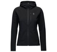 Black Diamond - Veste polyvalente à capuche - W Coefficient Storm Full Zip Hoody Black pour Femme - Taille S - Noir Noir S