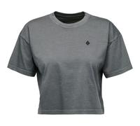 Black Diamond Diamond Crop Short Sleeve T-shirt Gris L Femme