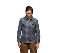 Black Diamond - W Project Twill Ls Shirt - Chemise femme Charcoal / Citron - L