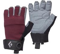 Black Diamond Women's Crag Half-Finger Gloves Gants d'escalade, Bordeaux, Large