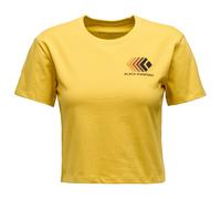 Black Diamond - Women's Faded Crop S/S Tee - T-shirt - M - soft ochre