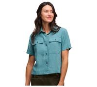 Black Diamond - W's Scenic Route Short Sleeve Cr lue Glacier - XS - Chemise de rando