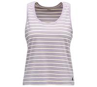 Black Diamond - W's Stripe Tank Long Dusk Violet Off Whit Dark Mauve - S - Tee-shirt d’escalade
