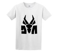 Black Die Antwoord Logo Round Collar Thin Rock Men's Standard T-Shirt White S