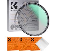 Black Diffusion Filter 1/4 72 mm and 3 Vacuum Packed Cleaning Cloths Black-Mist Cinematic Effect Filter for Digital Camera Lens (K-Series)