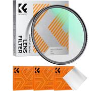 Black Diffusion Filter 1/8 58 mm and 3 Vacuum Packed Cleaning Cloths Black-Mist Cinematic Effect Filter for Digital Camera Lens (K-Series)