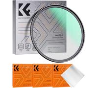 Black Diffusion Filter 1/8 72 mm and 3 Vacuum Packed Cleaning Cloths Black-Mist Cinematic Effect Filter for Digital Camera Lens (K-Series)