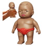Black Doll Press Water Squirt Toy - ABS 8x12x4.5cm Red Or Blue Portable - Summer Pool Sprayer for Kids Outdoor - Lightweight Novelty