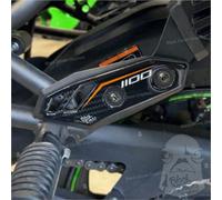 Black Doves Graphics - Autocollant 3D résiné compatible avec Kawasaki Versys 1100 SE 2026 (BU1) | Fabriqué en Italie (Protection BATTITACCO)