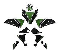 BLACK DOVES GRAPHICS Ensemble d'autocollants de protection 3D compatible avec Kawasaki Ninja 1000 SX 2020-2022