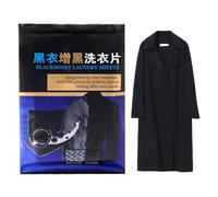 Black Dye, 50 Pieces Gentle Long Lasting Portable, Black Clothes Restorer Laundry Supplies, For School Hotel Apartment Dorm Bathroom Outdoor Travel Jeans Linen Wool