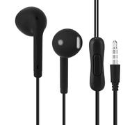Black Écouteurs intra-auriculaires filaires, casque d'écoute stéréo avec micro, pour Xiaomi Redmi Huaiwei iphone Samsung LG et PC, 3.5mm ""Nipseyteko