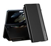 (Black)Electroplating Phone Case with Pen Holder for OnePlus Open and Oppo Find N3 5G, Protective Cover Compatible with OnePlus Open/Oppo Find N3