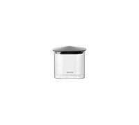 Black ENSEMBLE DE 2 BOCAUX EN VERRE CARRÉS "FRESH&STYLE" - S