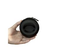(Black)EVA Watch Storage Box Convenient Watch Sleeve Pressure Resistant Circular Watch Bag Anti Friction Anti Drop Case Red