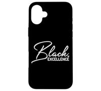 Black Excellence, Inspiration, Positive Message Empowering Coque pour iPhone 16 Plus