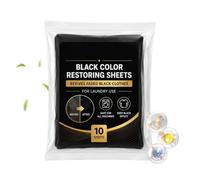 Black Fabric Dye Sheets 10 Pieces Garment Color Visibly Rene Restorer Sheet