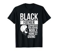 Black Father King Valeurs Afro American Dad Black History T-Shirt
