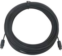 Black Fiber Optic Audio Cable TosLink SPDIF 20m Black