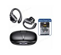(Black Finger Beds) XT80 Écouteurs Bluetooth sans fil True Wireless, écouteurs de sport TWS étanches,