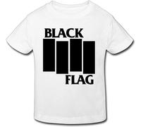 Black Flag American Punk Rock Band Men's T-Shirt Unisex White Men Tees S