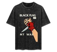 Black Flag My War Mens T-Shirt Black Unisex Top Tee XXL