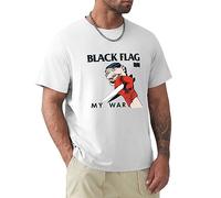 Black Flag My War Men's T-Shirt Unisex White Men Tees XL