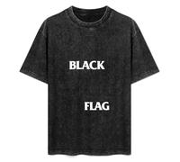 Black Flag Rock Band Music Punk Rock Band Mens T-Shirt Black Unisex Top Tee XXL