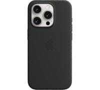 (Black) For Apple iPhone 15 Pro Silicone Case with MagSafe