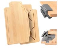 Black Forest Fox Planche à découper pour VW Grand California 600 & 680 Camper - Planche à découper sur mesure et extension de table (planche, 600/680, avec support)