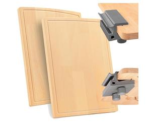 Black Forest Fox Planche à découper sur mesure pour T5/T6 T6.1 VW California Ocean & Coast Camper Van (Ocean 2 pièces + support)