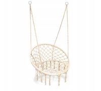 Black Forest Hamac chaise hamac Boho 80x60cm Ecru Openwork
