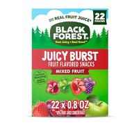 Black Forest, Juicy Burst - Snacks aromatisés aux fruits, arômes de fruits mélangés, une explosion juteuse d'arômes naturels, fabriqués avec du vrai jus de fruit, 22 ml