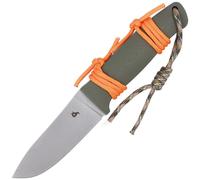 Black Fox Vesuvius Stonewashed D2 Blade, OD Green G10 couteau fixe