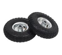 BLACK Friday* 566157 Roue de diable 2 pcs Caoutchouc 4.10-3.50-4 (260 x 83 mm)