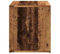 ""Black Friday"" Banc salon - JILL - Banquette/Coffre - 80x40x45 cm - vieux bois bois d'ingénierie BB487