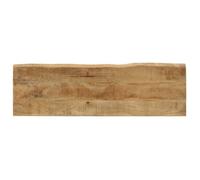 ""Black Friday"" Banc salon - JILL - Banquette/Coffre - avec bord vivant 105 cm - bois de manguier massif BB356