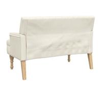 ""Black Friday"" Banc salon - JILL - Banquette/Coffre - avec coussins 113x64,5x75,5 cm - lin BB326