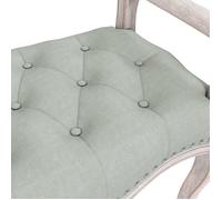 ""Black Friday"" Banc salon - JILL - Banquette/Coffre - Gris clair 110x45x60 cm - Velours BB100