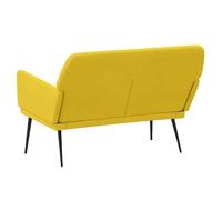 ""Black Friday"" Banc salon - JILL - Banquette/Coffre - Jaune 108x79x79 cm - Velours BB273