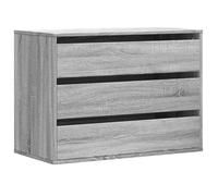 Black Friday""Commode d'angle sonoma gris 80x41x58 cm,Vidaxl,pour Couloir, Chambre,bureau - Bois d'ingénierie FR25_56998801