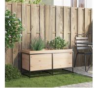 Black friday""Jardinière surélevée - Bac de Jardin/Jardinière fleurs - Grand profonde - 100x40x50cm bois de pin massif 1710315