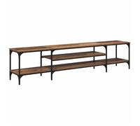 Black Friday""Meuble TV - Cabinet TV - Armoire salon - Bois Ancien 201x35x45cm - Bois d'ingénierie et fer EU01_585693