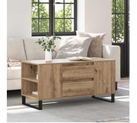 Black Friday""Petite Table basse - Table de Centre Table de Canapé Chêne artisanal 102 x 44,5 x 50 cm FR001_7955