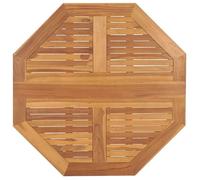 ""Black Friday"" Table à dîner de jardin, BURKE, 2/4 PERSONNES, pliable, Ø90x75 cm, Bois de teck solide TTT106