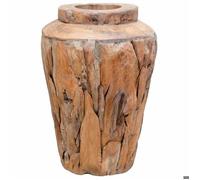 Black Friday""Vase de décoration 40x60 cm Bois de teck solide EU01_6811037