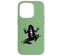 Black Frog Mystical Stars Moon Phases Witchy Coque pour iPhone 14 Pro