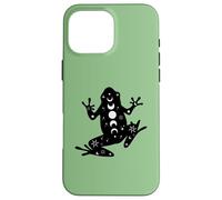 Black Frog Mystical Stars Moon Phases Witchy Coque pour iPhone 16 Pro Max