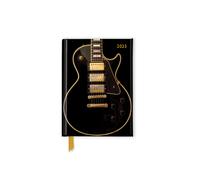 Black Gibson Guitar 2025 Luxury Pocket Diary Planner - Week To View