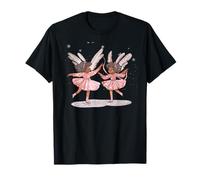 Black Girl Magic Fairy Art Afro Girl Pixies Dansant dans la Neige T-Shirt